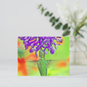 Hummingbird, recht omhoog briefkaart (Staand voorkant)