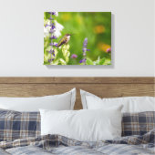 Hummingbird Rest Canvas Afdruk (Insitu (Slaapkamer))