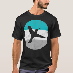 Hummingbird Retro Bird Gift for Men of Boys T-shirt