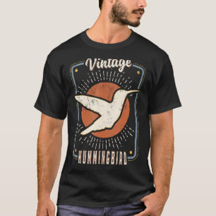 Hummingbird Retro Classic Animal Love 1 T-shirt