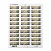 Hummingbird Return Address Label (Full Sheet)