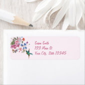 Hummingbird Return Address Labels (Insitu)