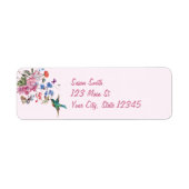 Hummingbird Return Address Labels (Voorkant)