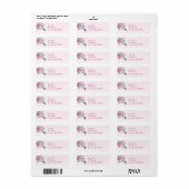 Hummingbird Return Address Labels (Full Sheet)