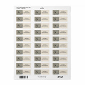 Hummingbird Return Address Labels (Full Sheet)
