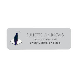 Hummingbird Return Label