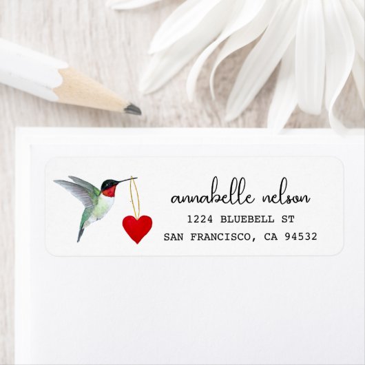Hummingbird Return Label (Insitu)