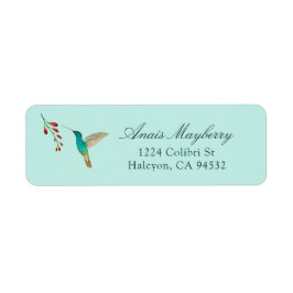 Hummingbird Return Label