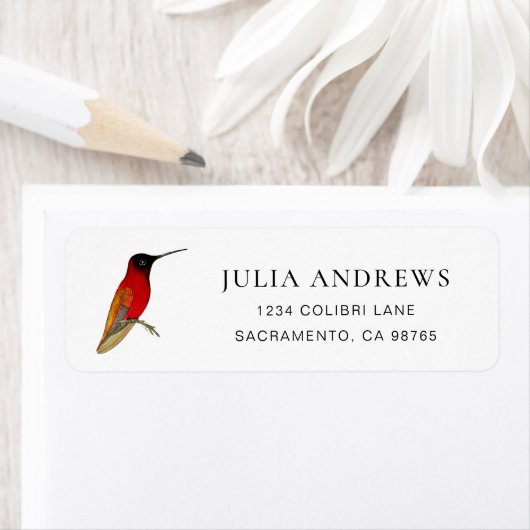 Hummingbird Return Label (Insitu)