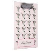 Hummingbird roze gepersonaliseerd klembord (Rechts)