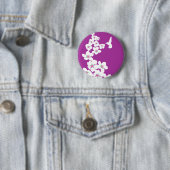 Hummingbird roze ronde button 5,7 cm (In situ)