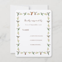 Hummingbird RSVP