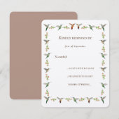 Hummingbird RSVP (Voorkant / Achterkant)