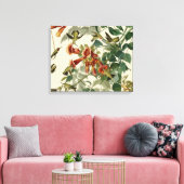 Hummingbird Ruby Throated Audubon Canvas Afdruk (Insitu (Woonkamer))