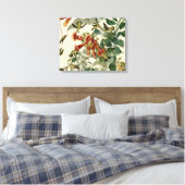 Hummingbird Ruby Throated Audubon Canvas Afdruk (Insitu (Slaapkamer))