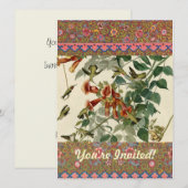 Hummingbird Ruby Throated Audubon Kaart (Voorkant / Achterkant)