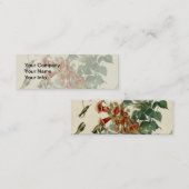 Hummingbird Ruby Throated Audubon Mini Visitekaartje (Voorkant / Achterkant)