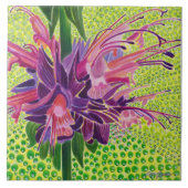 Hummingbird Sage Ceramic Tile Tegeltje (Voorkant)