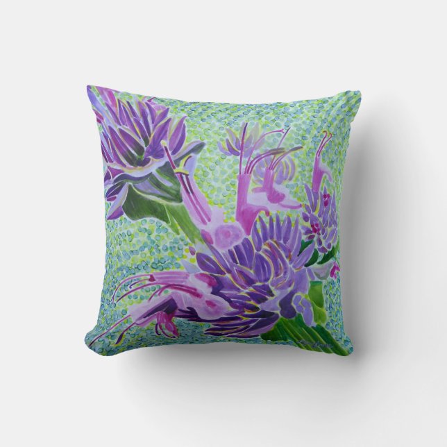 Hummingbird Sage Pillow Kussen (Voorkant)