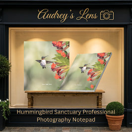 Hummingbird Sanctuary Professional Photography  Notitieblok