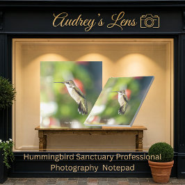 Hummingbird Sanctuary Professional Photography  Notitieblok