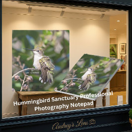 Hummingbird Sanctuary Professional Photography  Notitieblok
