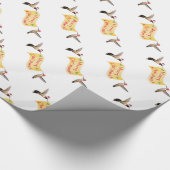 Hummingbird Santas Cadeaupapier (Hoek)