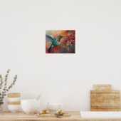 Hummingbird Schilderen Kunst Print Poster (Keuken)