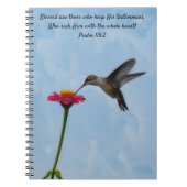 Hummingbird Seeking Nectar Bible Verse Prayer Notitieboek (Voorkant)