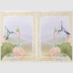 Hummingbird Series Design 2 Tissuepapier