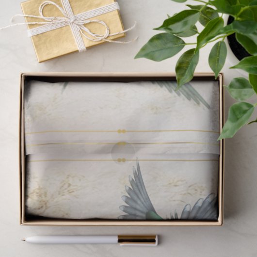 Hummingbird Series Design 4 Tissuepapier (Geschenk)