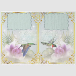 Hummingbird Series Design 6 Tissuepapier