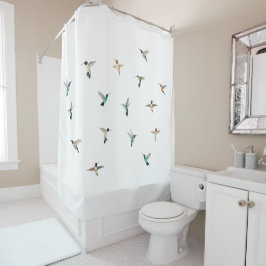 Hummingbird Shower Curtain Douchegordijn