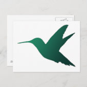 Hummingbird Silhouette Briefkaart (Voorkant / Achterkant)