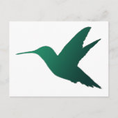 Hummingbird Silhouette Briefkaart (Voorkant)