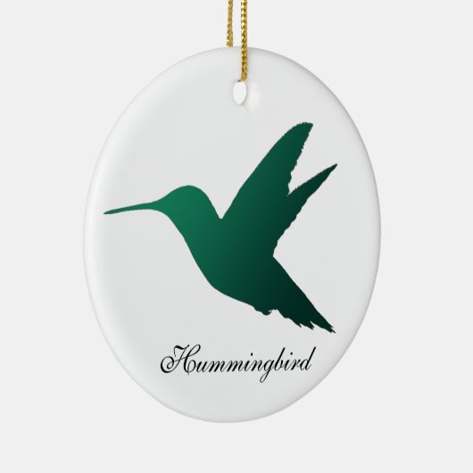 Hummingbird Silhouette Ornament (Rechts)