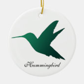 Hummingbird Silhouette Ornament (Voorkant)