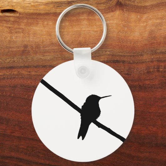 Hummingbird Silhouette Sleutelhanger (Voorkant)