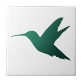 Hummingbird Silhouette Tile Tegeltje (Voorkant)