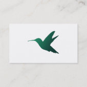 Hummingbird Silhouette Visitekaartje (Achterkant)