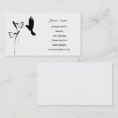 Hummingbird Silhouette Visitekaartjes (Voorkant / Achterkant)