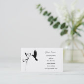 Hummingbird Silhouette Visitekaartjes (Staand voorkant)