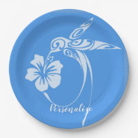 Hummingbird Simple & Elegant Blue & White