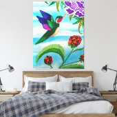 Hummingbird Sky Canvas Afdruk (Insitu (Slaapkamer))