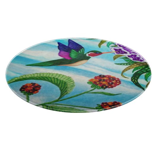 Hummingbird Sky Snijplank (Hoek)