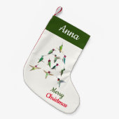 Hummingbird Small Kerstmis Stocking Kleine Kerstsok (Voorkant (Hangend))