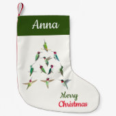 Hummingbird Small Kerstmis Stocking Kleine Kerstsok (Voorkant)