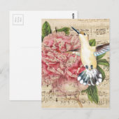 Hummingbird Song Briefkaart (Voorkant / Achterkant)