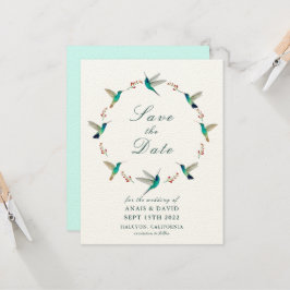 Hummingbird Sparen de Datum Kaart