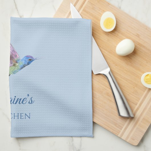 Hummingbird Specialized Blue Kitchen Towel Theedoek (Quarter Fold)